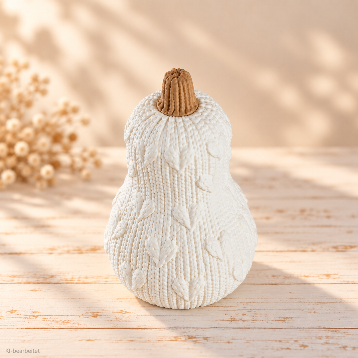 Herbst-Kürbisse mit Strickmuster – Bild 5